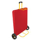 The Rolling Table - 6 Ft. Folding Table on Wheels - Red & Yellow