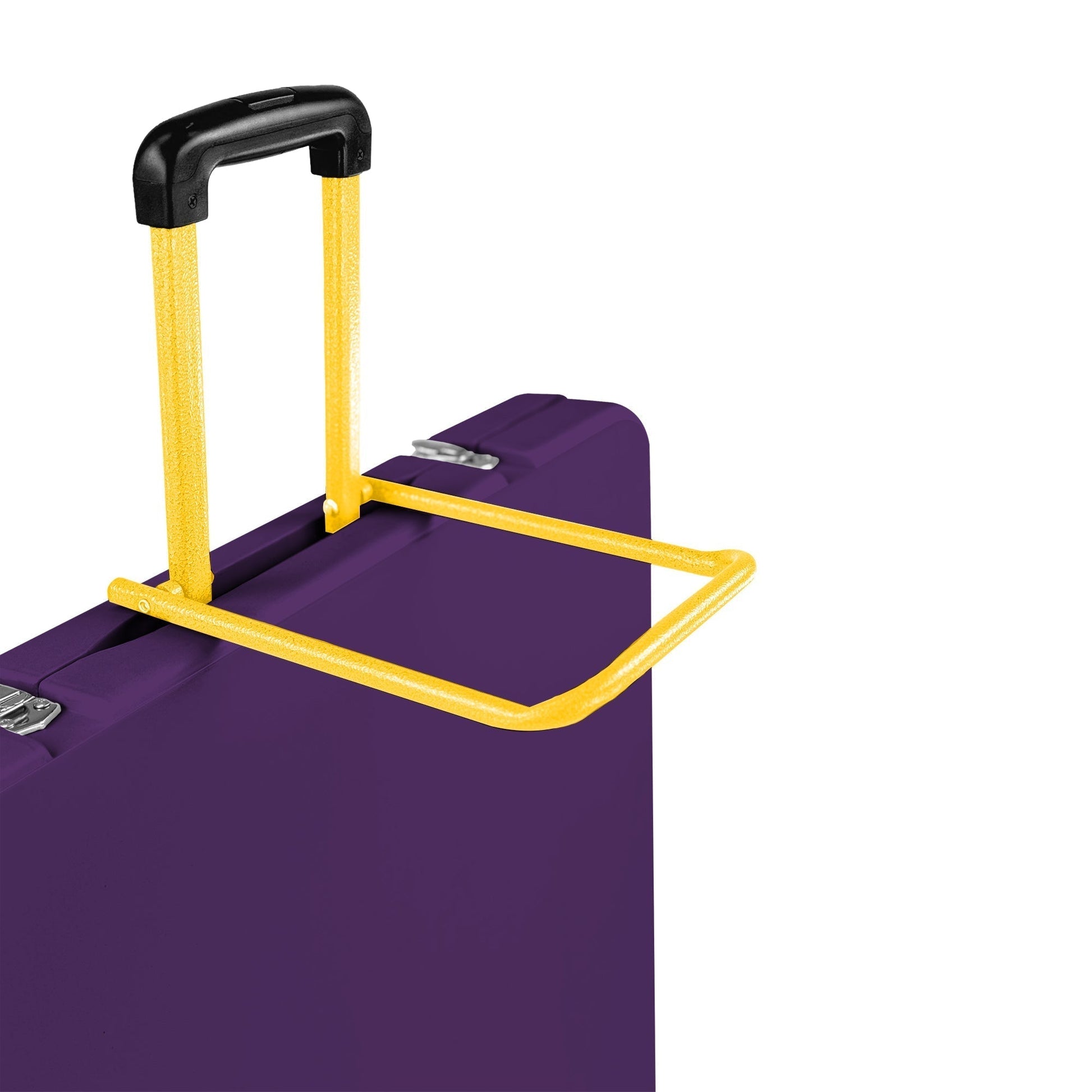 The Rolling Table - 6 Ft. Folding Table on Wheels - Purple & Yellow